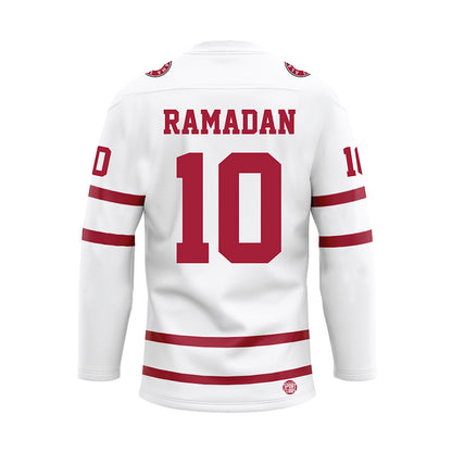 Alabama - NCAA Women's Soccer : Nadia Ramadan - White Hockey Jersey