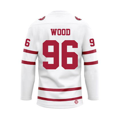 Alabama - Football Alumni : Daniel Wood - White Hockey Jersey