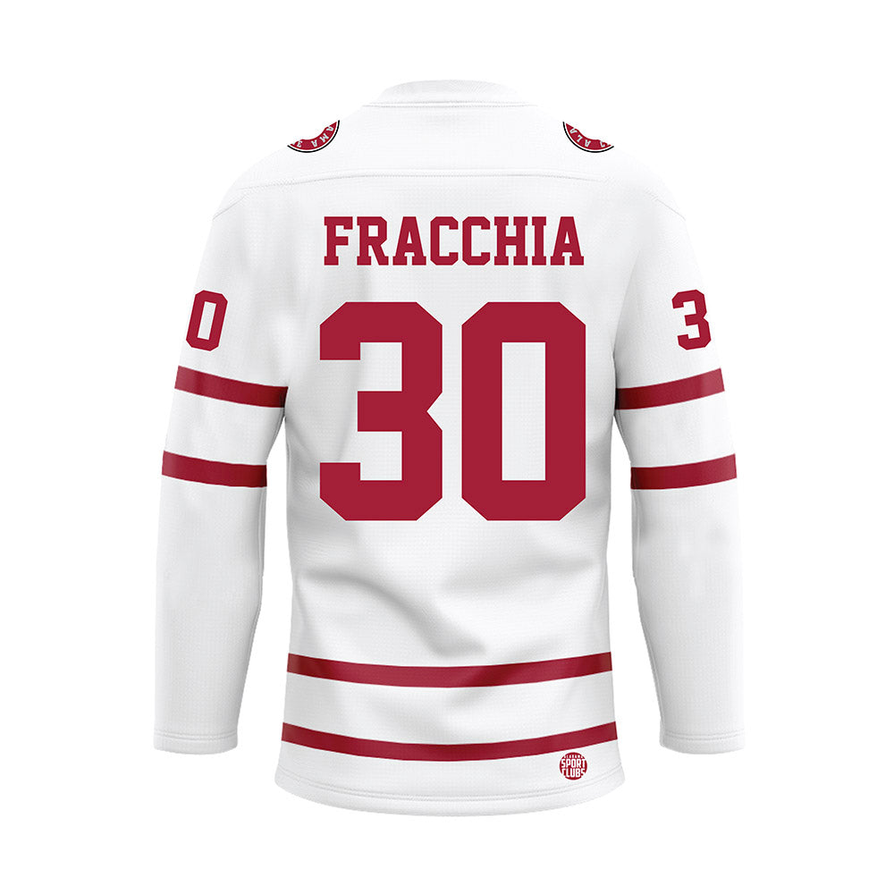 Alabama - Football Alumni : Mike Fracchia - White Hockey Jersey