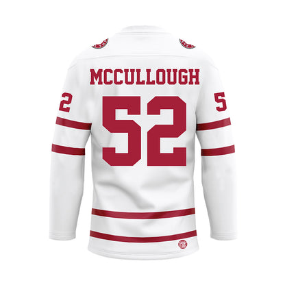 Alabama - Football Alumni : Alfred McCullough - White Hockey Jersey