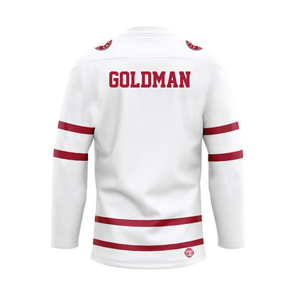 Alabama - NCAA Women's Rowing : Sydney Goldman - White Hockey Jersey