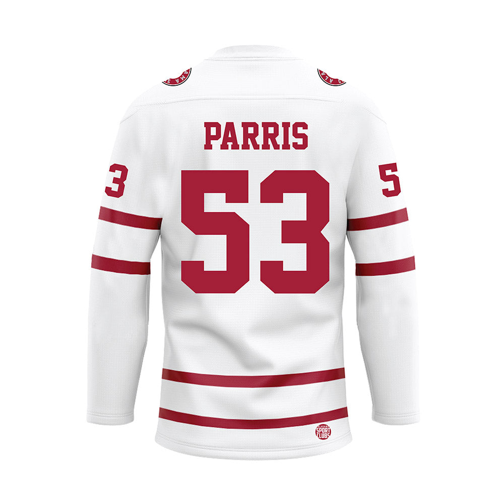 Alabama - Football Alumni : Ryan Parris - White Hockey Jersey