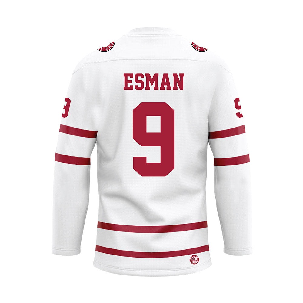 Alabama - Softball Alumni : Lauren Esman - White Hockey Jersey