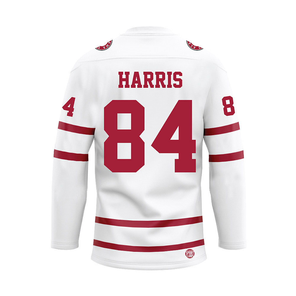 Alabama - Football Alumni : Joe Dale Harris - White Hockey Jersey