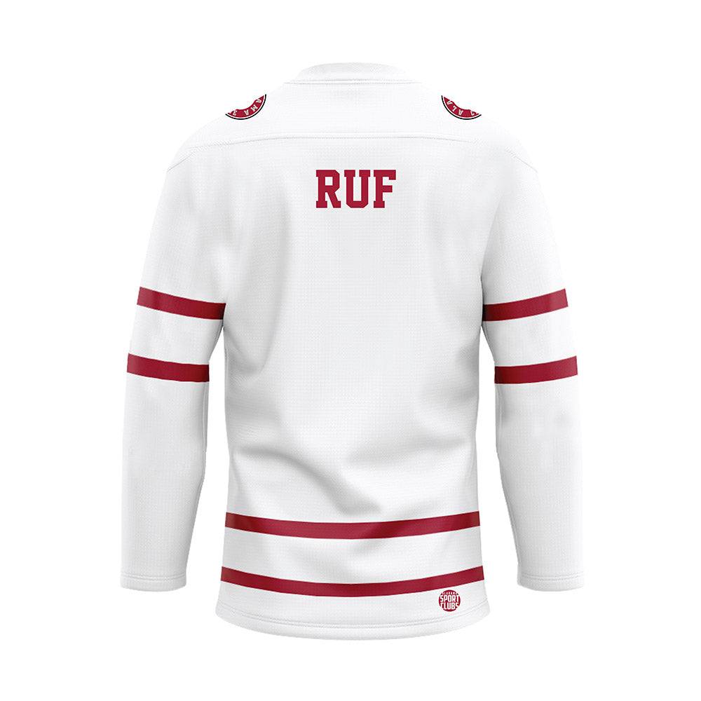 Alabama - NCAA Women's Rowing : Brynna Ruf - White Hockey Jersey