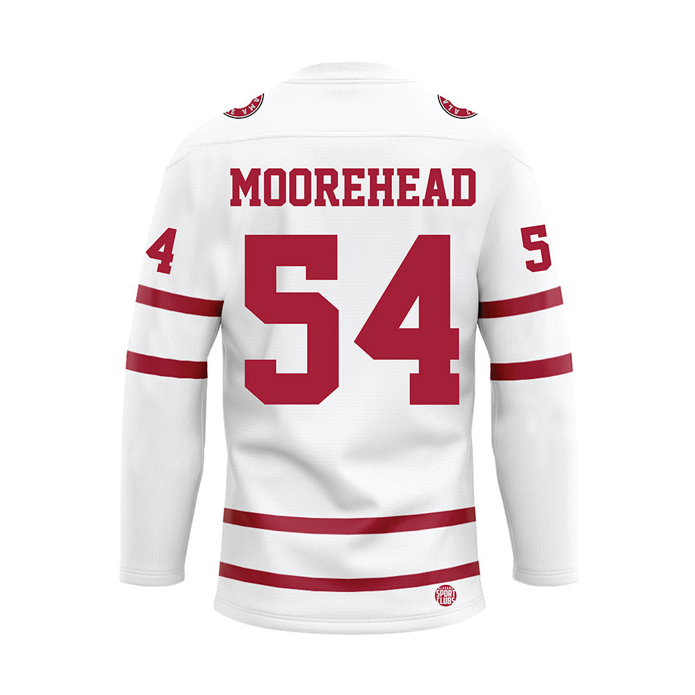 Alabama - Football Alumni : Kindal Moorehead - White Hockey Jersey