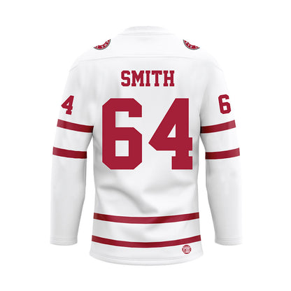 Alabama - NCAA Football : Mac Smith - White Hockey Jersey