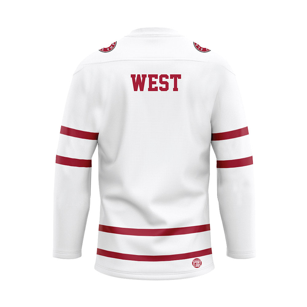 Alabama - NCAA Men's Golf : Dillon West - White Hockey Jersey