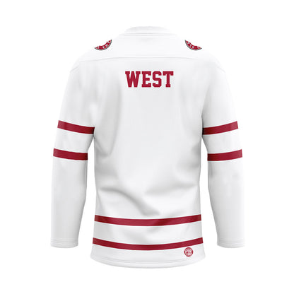 Alabama - NCAA Men's Golf : Dillon West - White Hockey Jersey