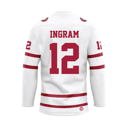 Alabama - Mens Basketball Alumni : Dazon Ingram - White Hockey Jersey