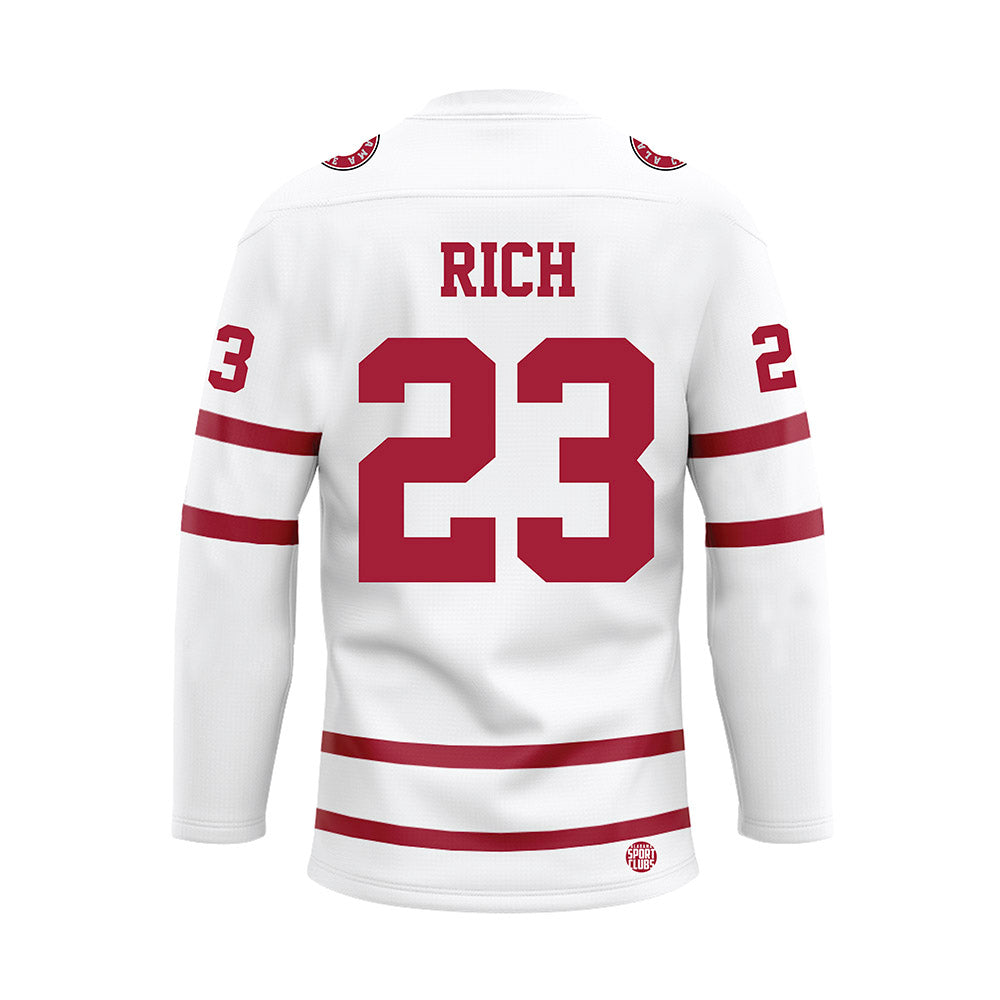 Alabama - Mens Basketball Alumni : Darby Rich - White Hockey Jersey