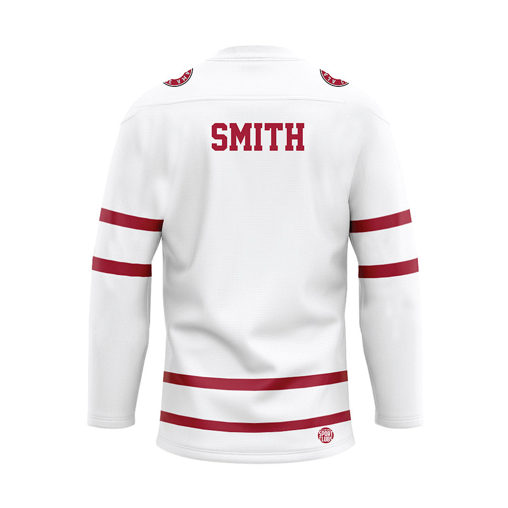 Alabama - NCAA Women's Rowing : Nadia Smith - White Hockey Jersey