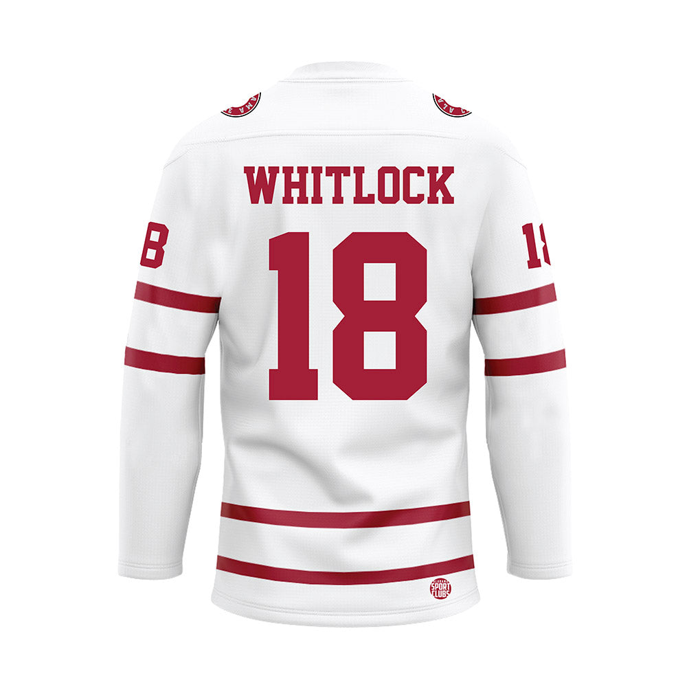 Alabama - Football Alumni : Darin Whitlock - White Hockey Jersey