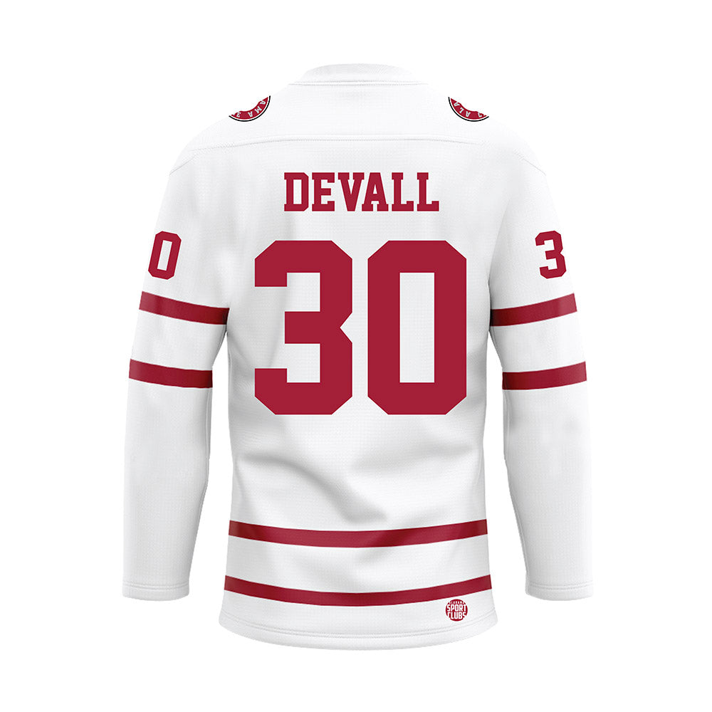 Alabama - Football Alumni : Denzel Devall - White Hockey Jersey