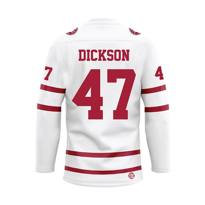 Alabama - Football Alumni : Xzavier Dickson - White Hockey Jersey