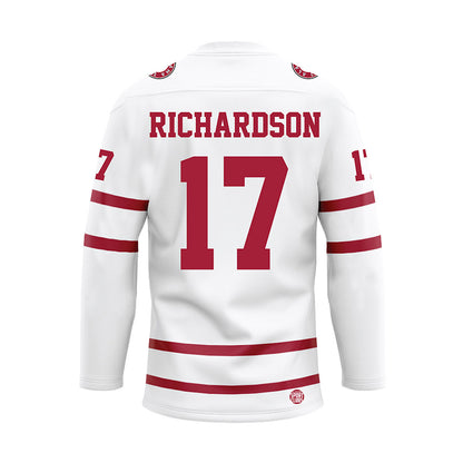 Alabama - Football Alumni : Greg Richardson - White Hockey Jersey