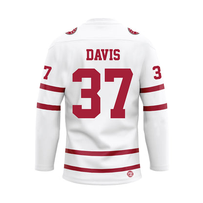 Alabama - NCAA Football : Cole Davis - White Hockey Jersey