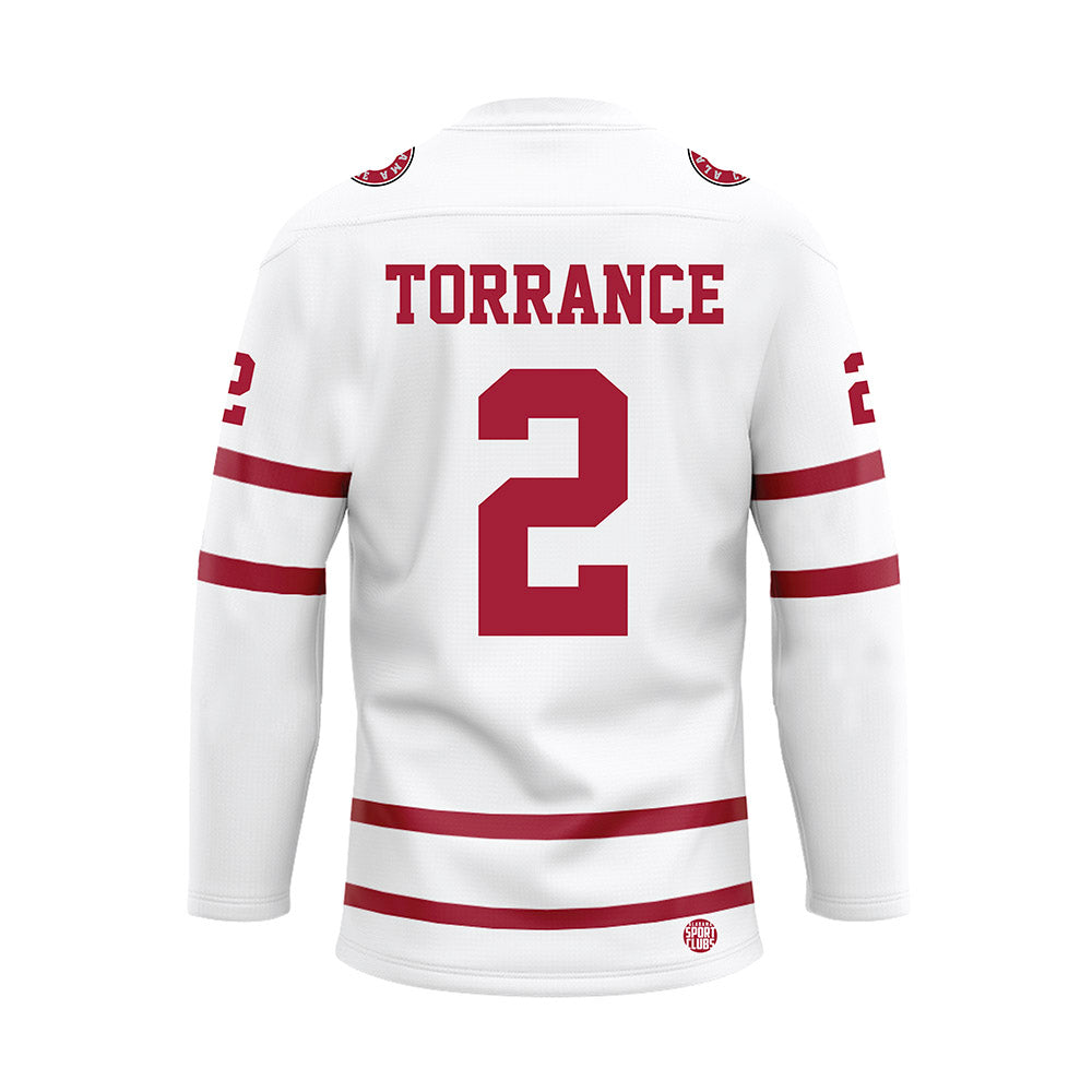 Alabama - Mens Basketball Alumni : Mikhail Torrance - White Hockey Jersey