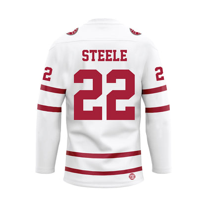 Alabama - Mens Basketball Alumni : Andrew Steele - White Hockey Jersey