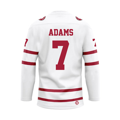 Alabama - NCAA Football : Cole Adams - White Hockey Jersey