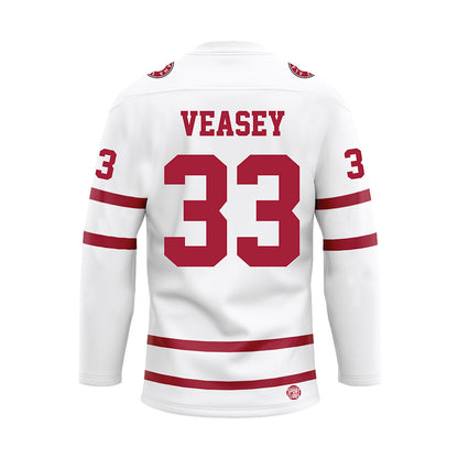 Alabama - NCAA Baseball : Ariston Veasey - White Hockey Jersey