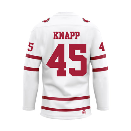 Alabama - Football Alumni : David Knapp - White Hockey Jersey