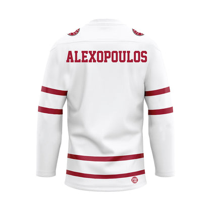 Alabama - NCAA Women's Rowing : Eleanor Alexopoulos - White Hockey Jersey