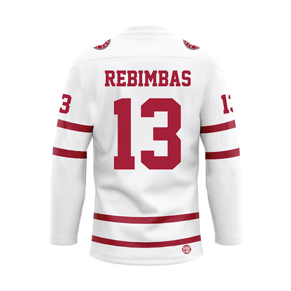 Alabama - NCAA Women's Soccer : Melina Rebimbas - White Hockey Jersey