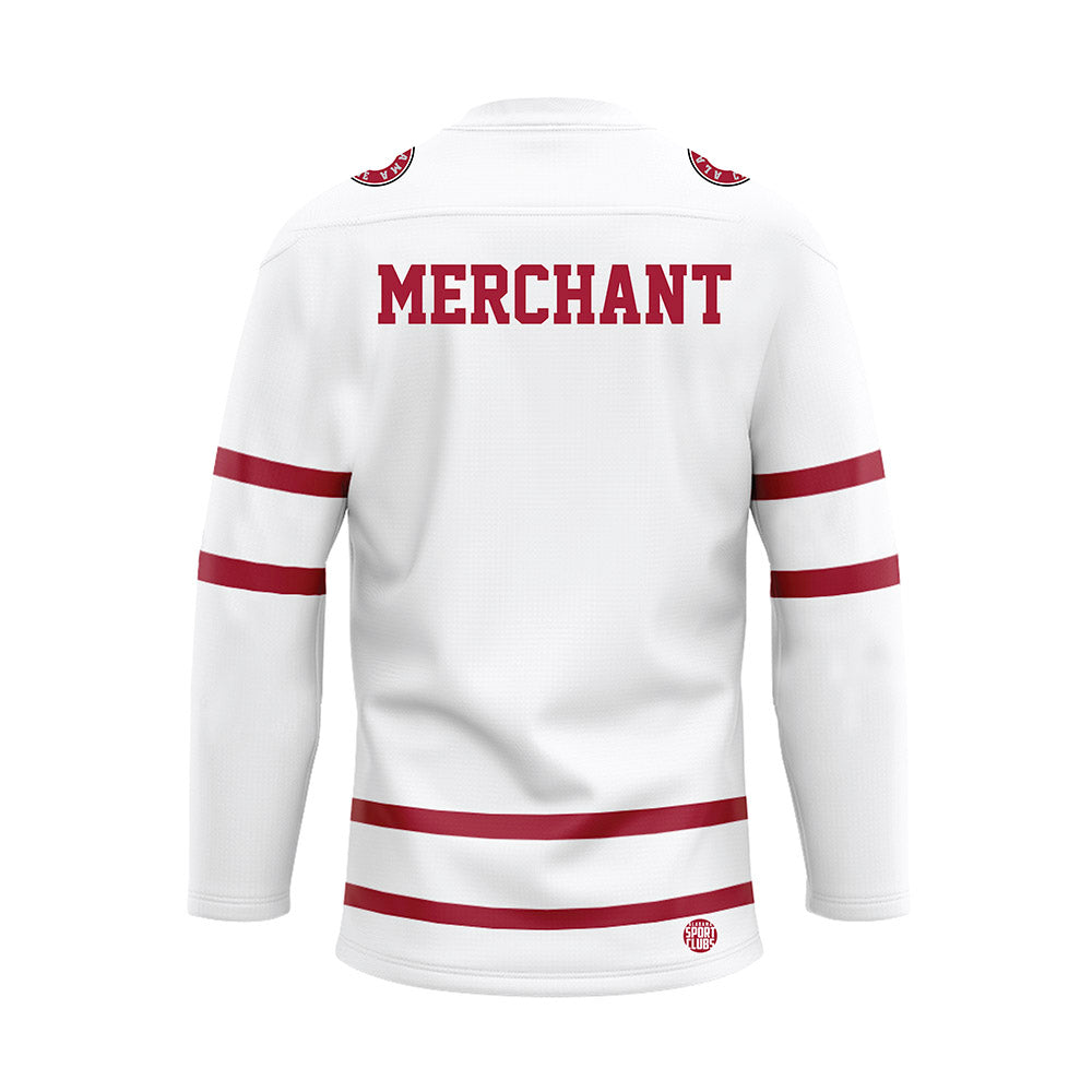 Alabama - NCAA Women's Rowing : Lilyanna Merchant - White Hockey Jersey