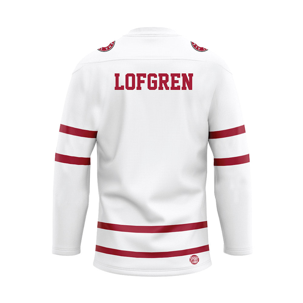 Alabama - NCAA Women's Rowing : Ingrid Lofgren - White Hockey Jersey