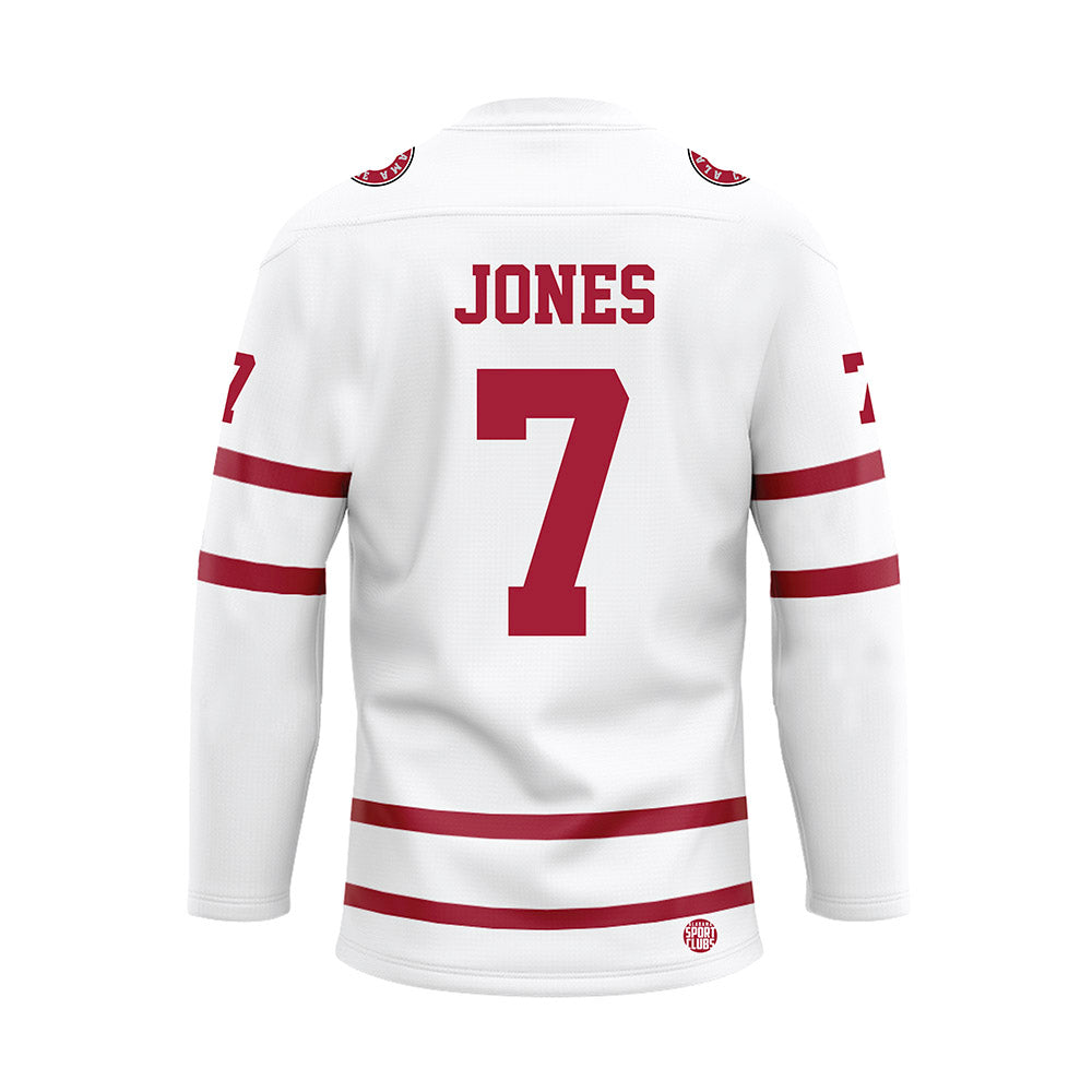 Alabama - NCAA Football : Dashawn Jones - White Hockey Jersey