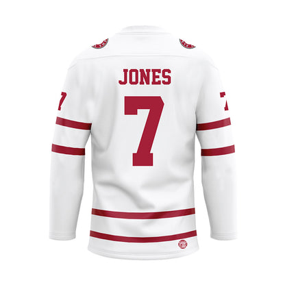 Alabama - NCAA Football : Dashawn Jones - White Hockey Jersey