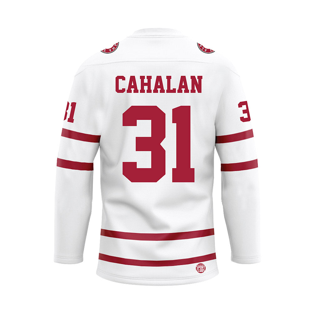 Alabama - Softball Alumni : Kenleigh Cahalan - White Hockey Jersey