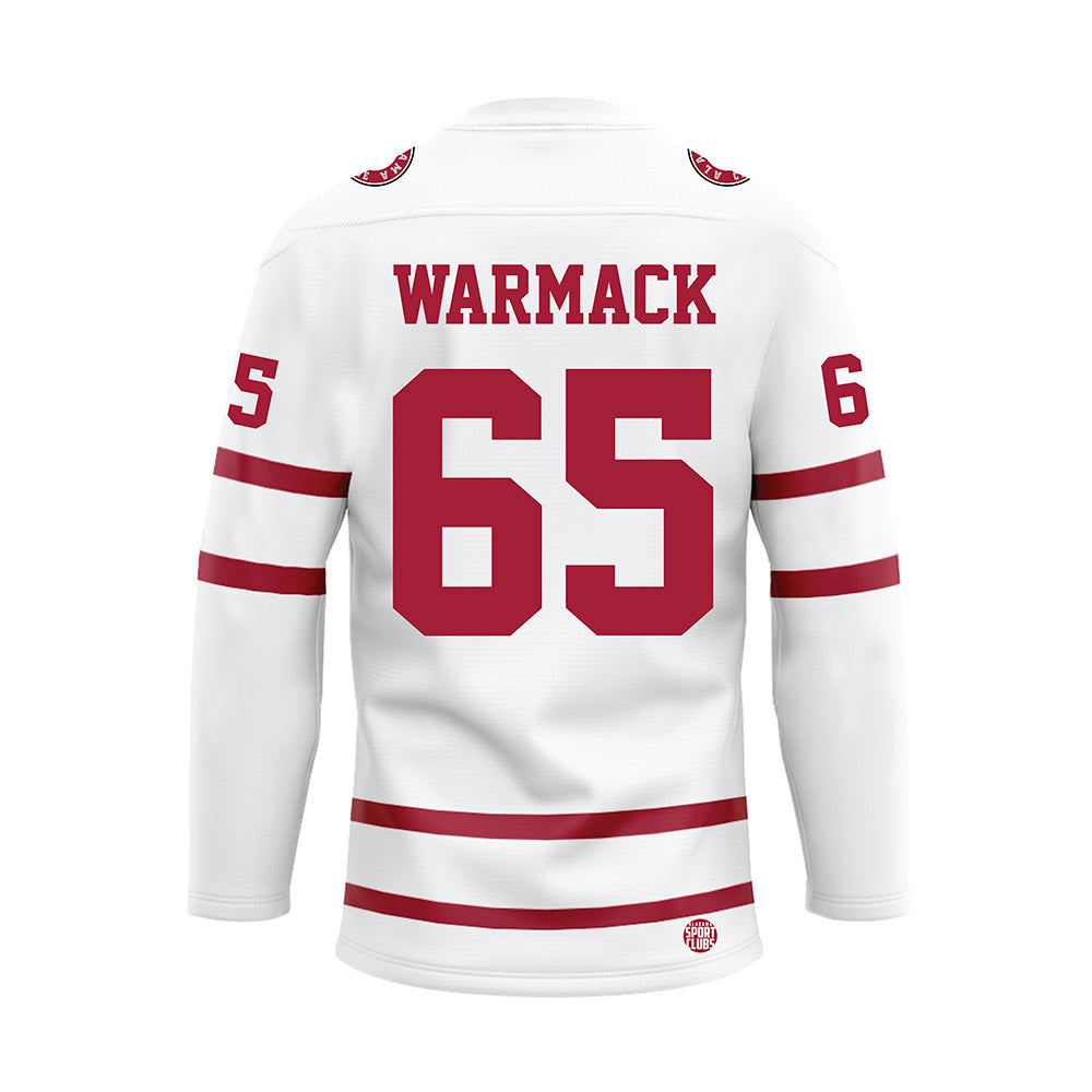 Alabama - Football Alumni : Chance Warmack - White Hockey Jersey