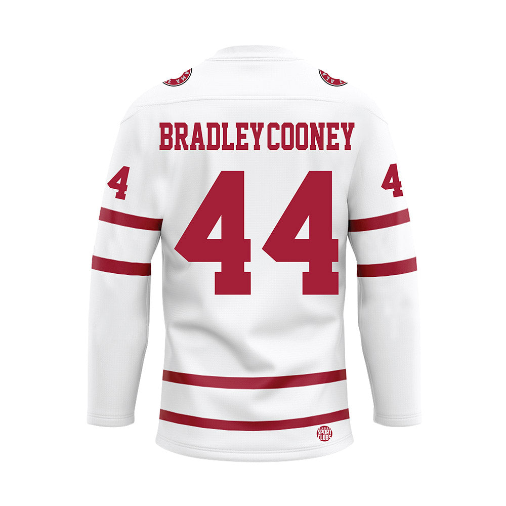 Alabama - NCAA Baseball : Packy Bradley-Cooney - White Hockey Jersey