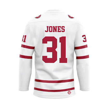 Alabama - NCAA Women's Basketball : Naomi Jones - White Hockey Jersey