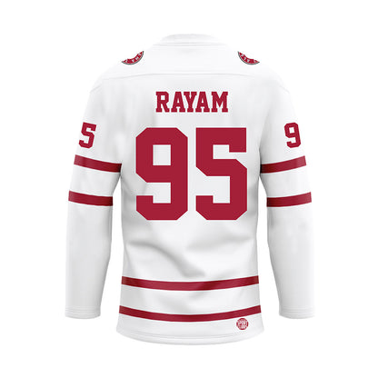 Alabama - Football Alumni : Thomas Rayam - White Hockey Jersey