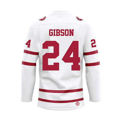 Alabama - Softball Alumni : Olivia Gibson - White Hockey Jersey