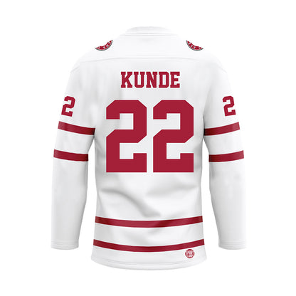 Alabama - NCAA Women's Soccer : Leah Kunde - White Hockey Jersey