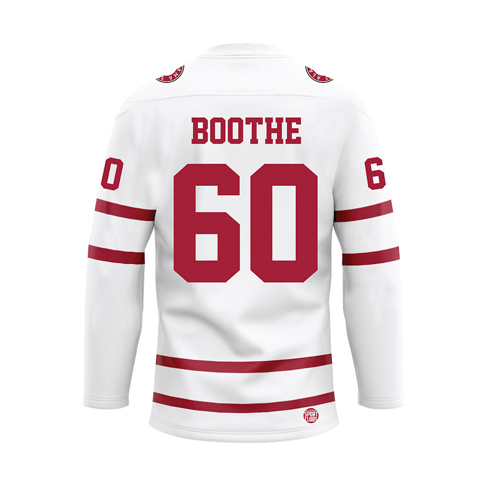 Alabama - Football Alumni : Vince Boothe - White Hockey Jersey