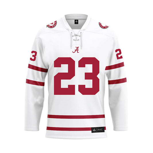 Alabama - NCAA Women's Basketball : Jessica Timmons - White Hockey Jersey