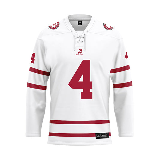 Alabama - NCAA Women's Track & Field : Makenna Estes - White Hockey Jersey