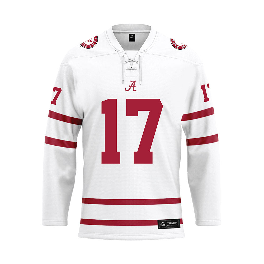 Alabama - Football Alumni : Craige Florence - White Hockey Jersey