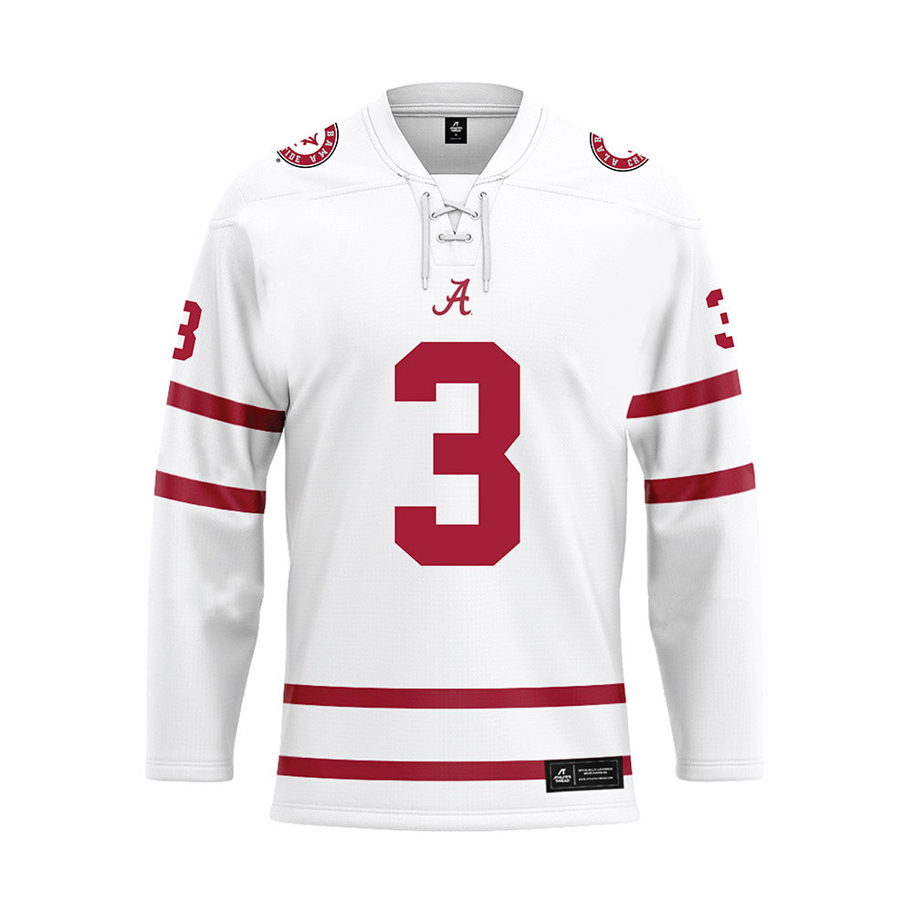 Alabama - NCAA Women's Soccer : Avery Brown - White Hockey Jersey-0