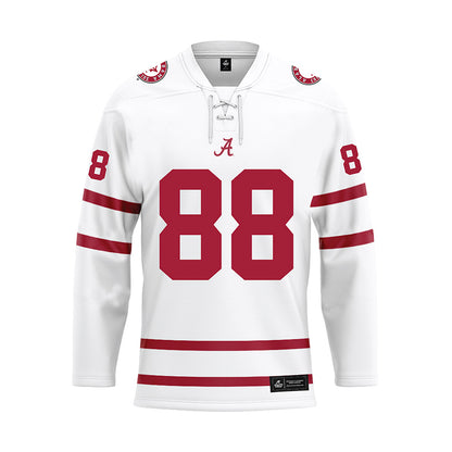 Alabama - Football Alumni : Nick Walker - White Hockey Jersey