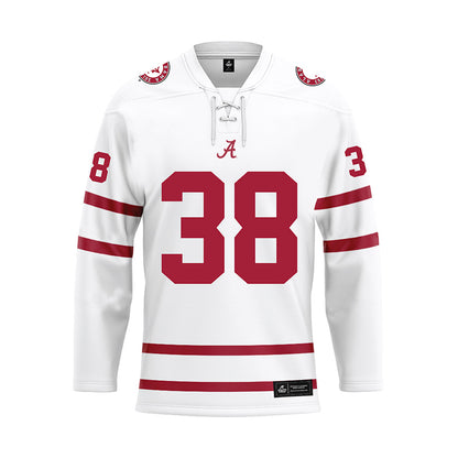 Alabama - Football Alumni : Sean Kelly - White Hockey Jersey