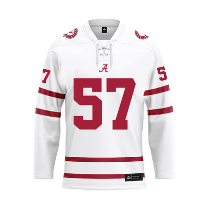 Alabama - NCAA Football : Elijah Pritchett - White Hockey Jersey