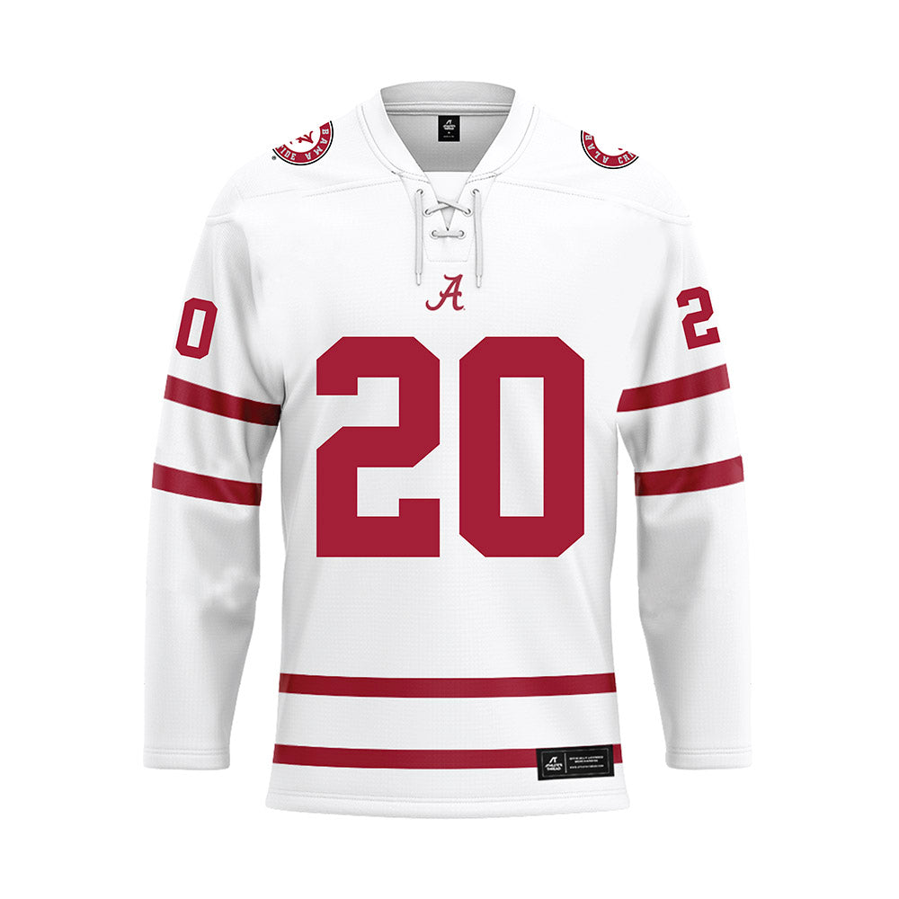 Alabama - Mens Basketball Alumni : LaKory Daniels - White Hockey Jersey