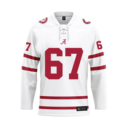 Alabama - Football Alumni : Richard Ferguson - White Hockey Jersey