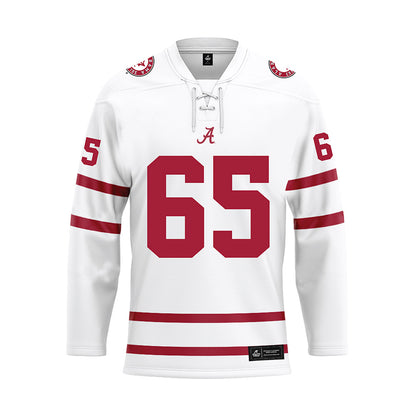 Alabama - Football Alumni : Chance Warmack - White Hockey Jersey